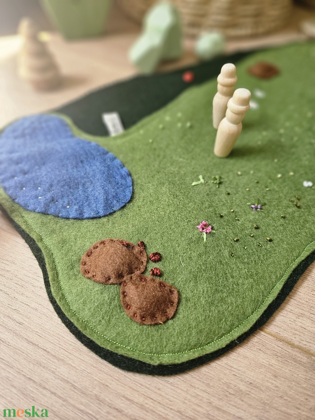 Gyapjúfilc játszószőnyeg - játék & sport - készségfejlesztő és logikai játék - montessori szivárvány, waldorf játékok - Meska.hu Gyapjúfilc játszószőnyeg - játék & sport - készségfejlesztő és logikai játék - montessori szivárvány, waldorf játékok - Meska.hu