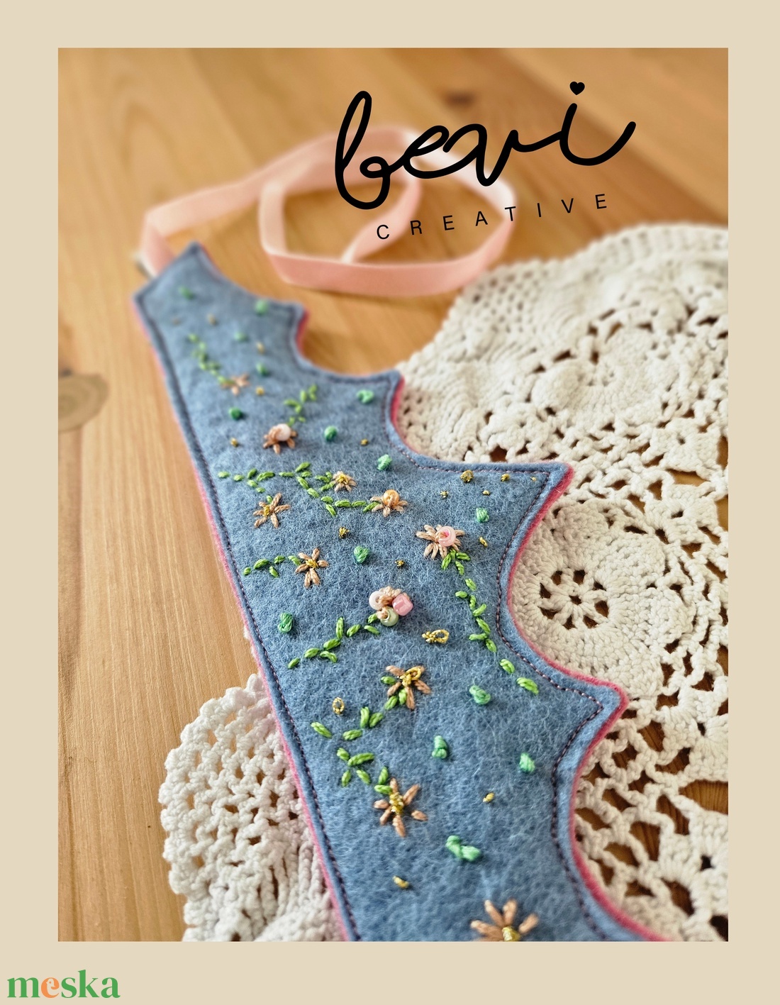 Gyapjúfilc tavaszi korona  - játék & sport - szerepjáték - Meska.hu