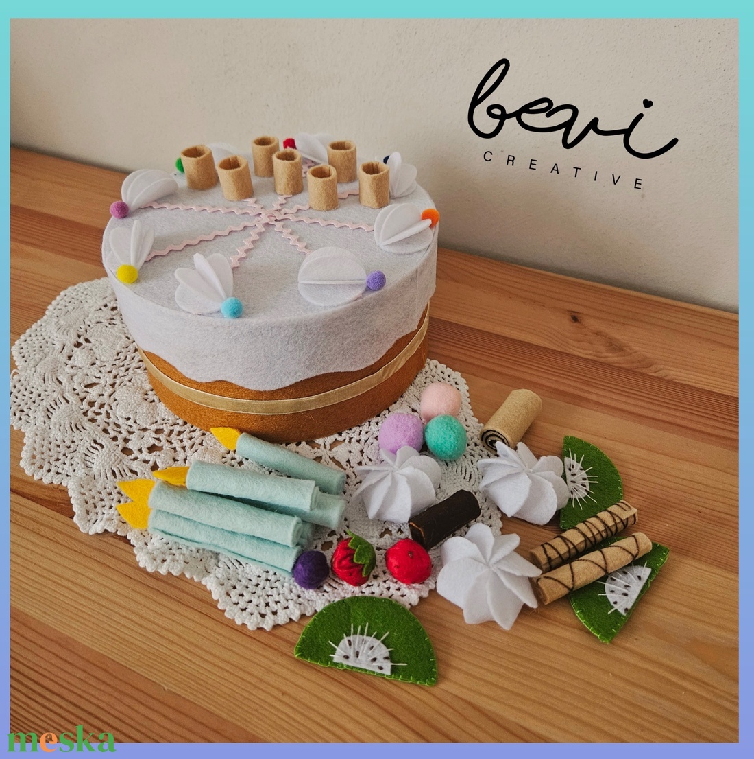 Szülinapi torta játék  - játék & sport - szerepjáték - Meska.hu