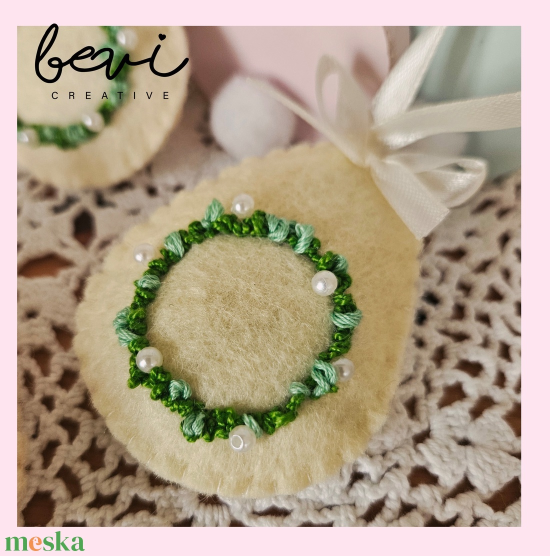 Gyapjúfilc húsvéti tojás szett  - otthon & életmód - dekoráció - húsvéti asztaldíszek - Meska.hu