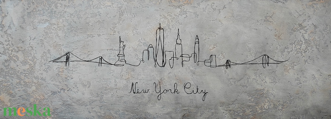 New York City - művészet - festmény - festmény vegyes technika - Meska.hu New York City - művészet - festmény - festmény vegyes technika - Meska.hu