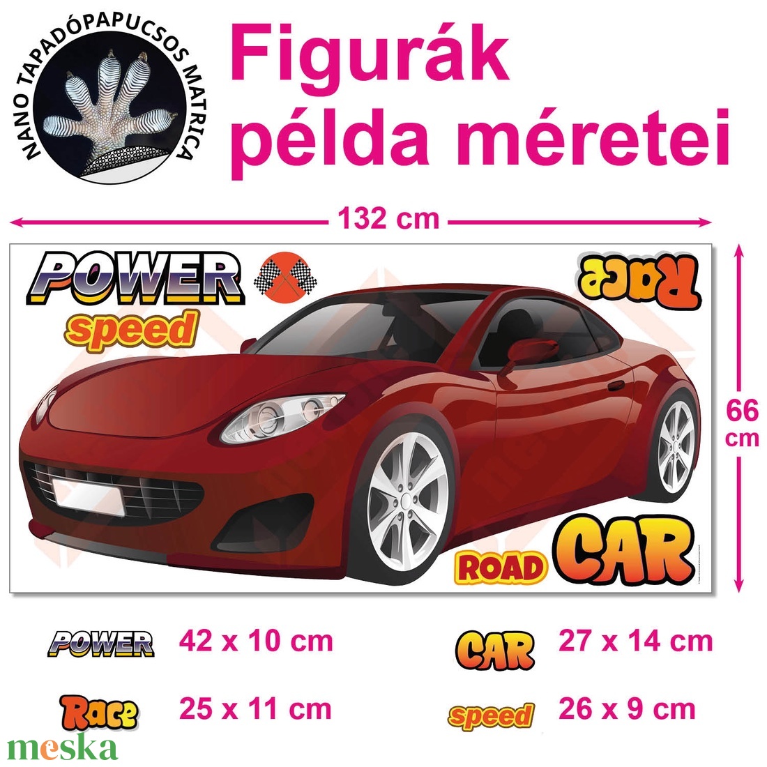 Sportcar red - otthon & életmód - babaszoba, gyerekszoba - gyerekszoba falmatrica - Meska.hu Sportcar red - otthon & életmód - babaszoba, gyerekszoba - gyerekszoba falmatrica - Meska.hu