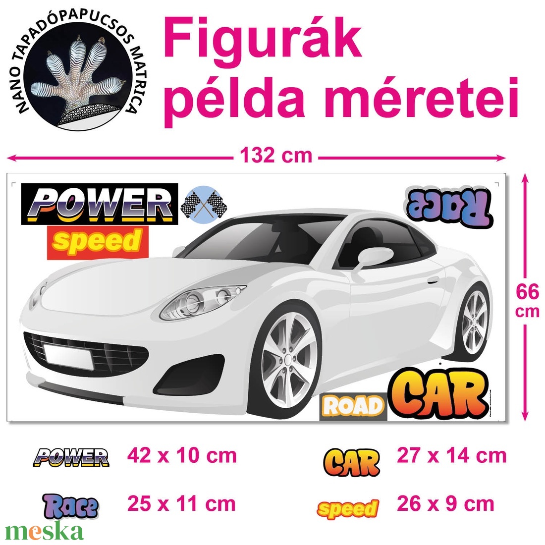 Sportcar white - otthon & életmód - babaszoba, gyerekszoba - gyerekszoba falmatrica - Meska.hu Sportcar white - otthon & életmód - babaszoba, gyerekszoba - gyerekszoba falmatrica - Meska.hu