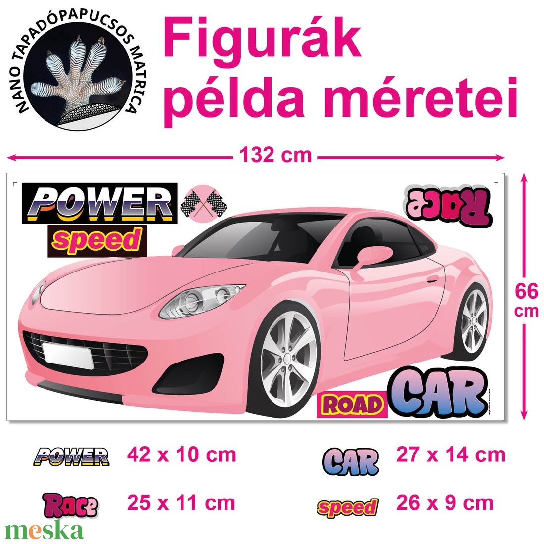 Sportcar pink - otthon & életmód - babaszoba, gyerekszoba - gyerekszoba falmatrica - Meska.hu Sportcar pink - otthon & életmód - babaszoba, gyerekszoba - gyerekszoba falmatrica - Meska.hu