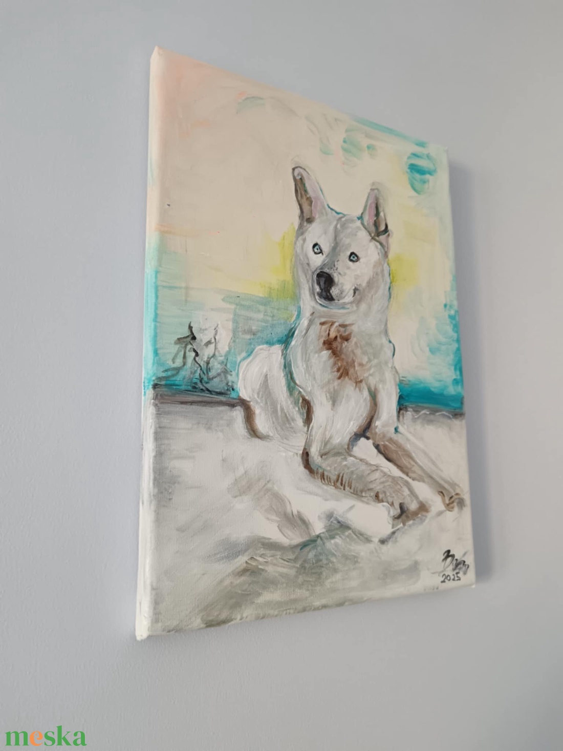 Husky kutya - otthon & életmód - dekoráció - kép & falikép - vászonkép - Meska.hu Husky kutya - otthon & életmód - dekoráció - kép & falikép - vászonkép - Meska.hu