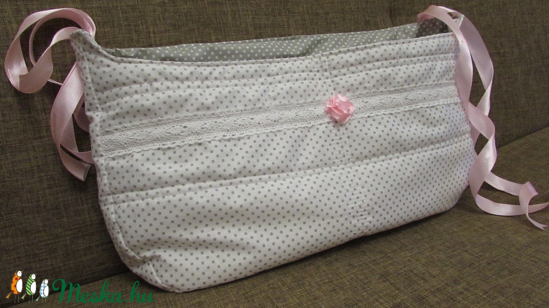 Kiságyra akasztható pelenkatartó, tároló -  - Meska.hu