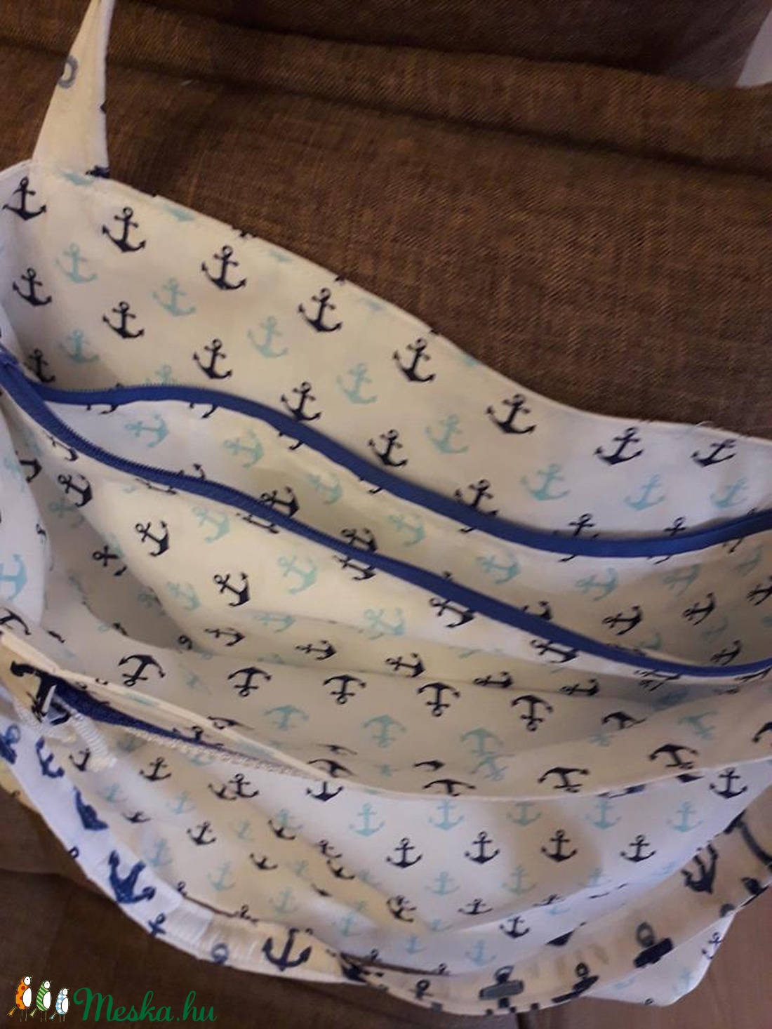 Tengerészmintás nyári szatyor -  - Meska.hu