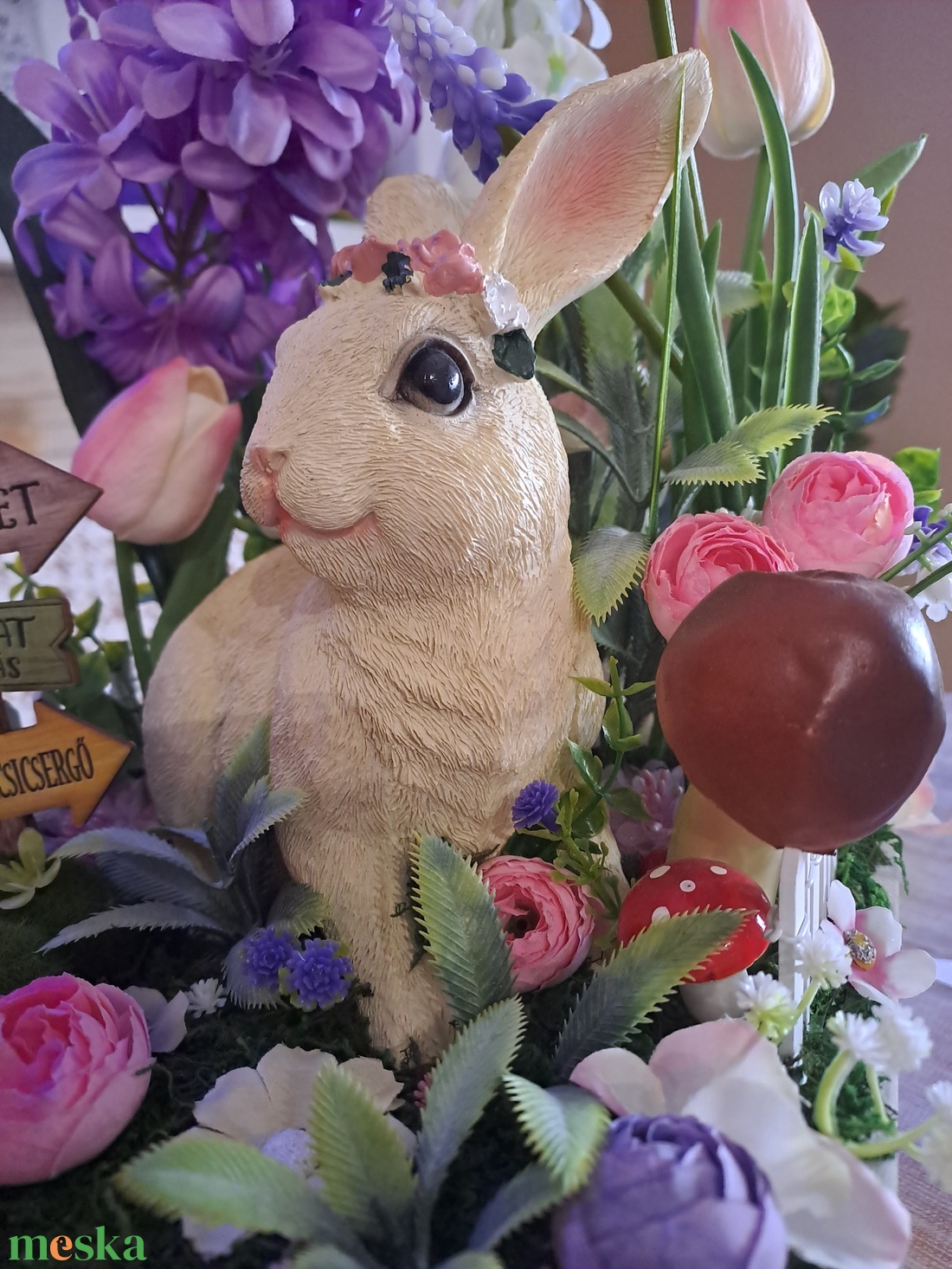 Nagy nyuszis Húsvéti fiók - otthon & életmód - dekoráció - húsvéti asztaldíszek - Meska.hu