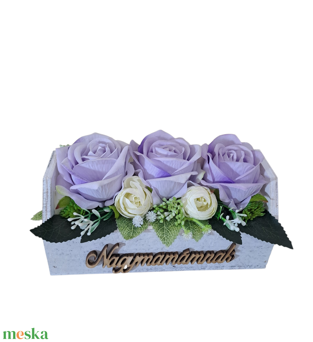 Nagymamámnak virágdísz - otthon & életmód - dekoráció - asztal és polc dekoráció - asztaldísz - Meska.hu