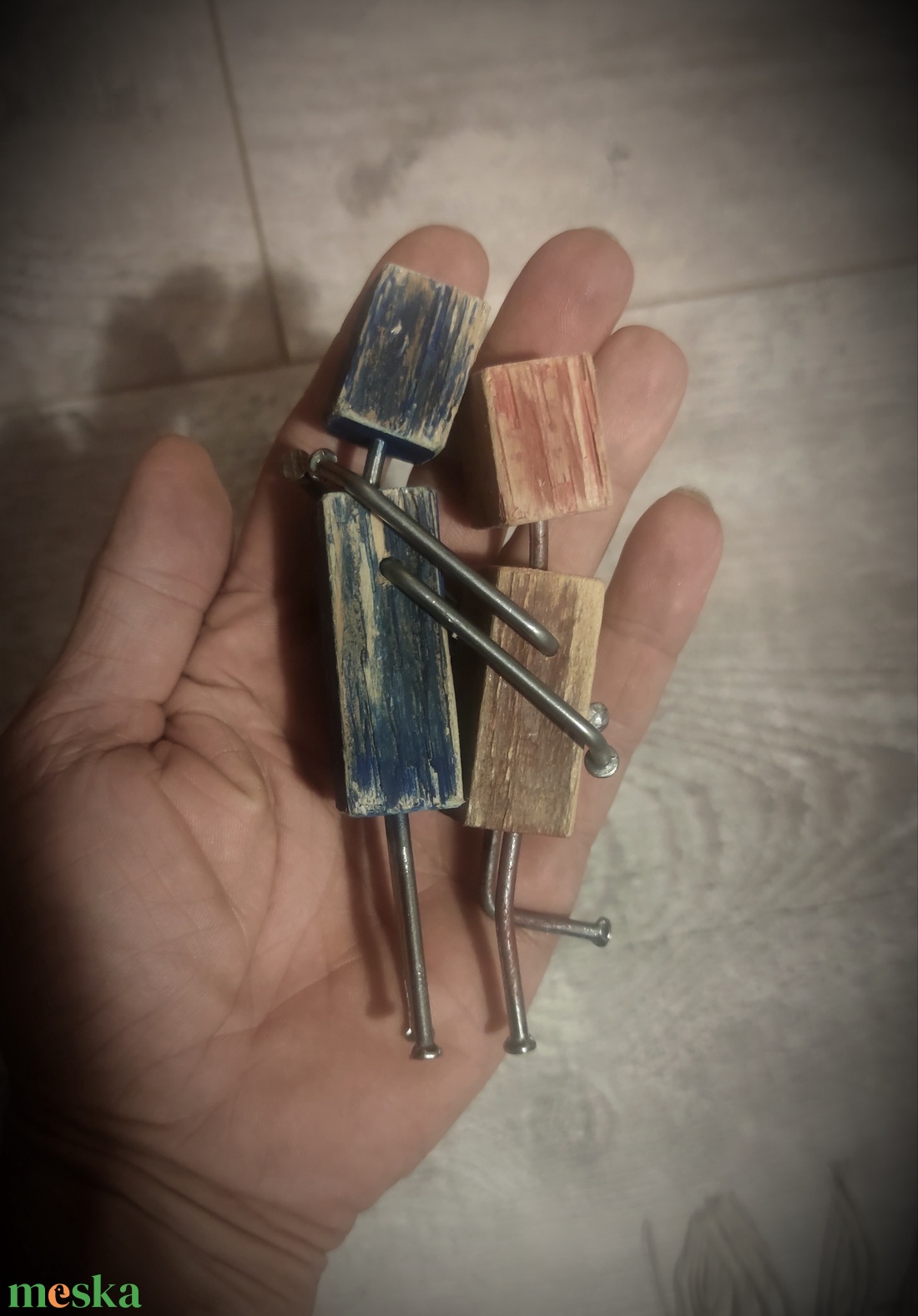 Rusztikus fa dekoráció - otthon & életmód - dekoráció - asztal és polc dekoráció - asztaldísz - Meska.hu