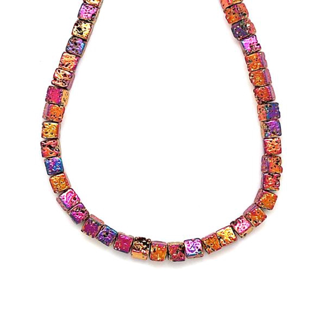 Bazalt hólyagos szin pink szivárvány kocka 4mm - kellékek & szerszámok - ásvány alapanyag - ásványfüzér - Meska.hu Bazalt hólyagos szin pink szivárvány kocka 4mm - kellékek & szerszámok - ásvány alapanyag - ásványfüzér - Meska.hu