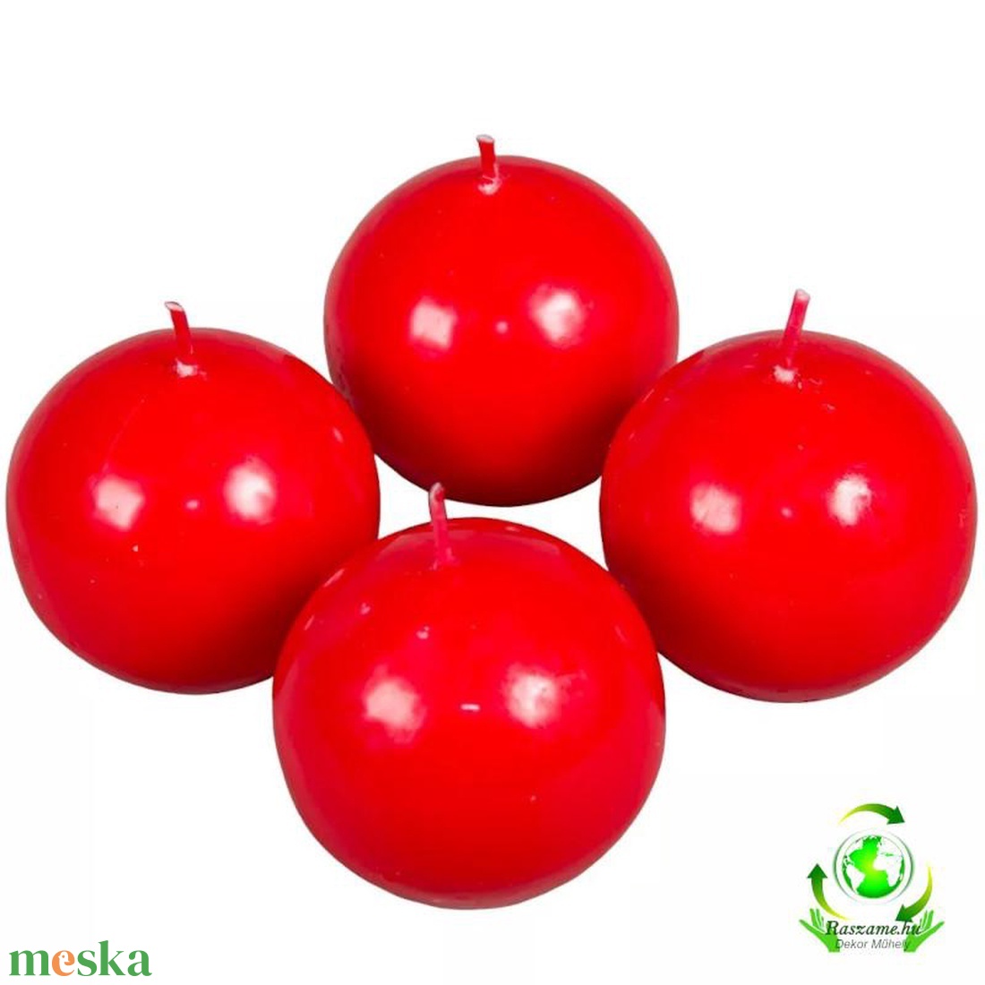 Mártott gömb gyertya 60 mm - piros - kellékek & szerszámok - dekorációs kellékek - dekorációs gyertya - Meska.hu Mártott gömb gyertya 60 mm - piros - kellékek & szerszámok - dekorációs kellékek - dekorációs gyertya - Meska.hu