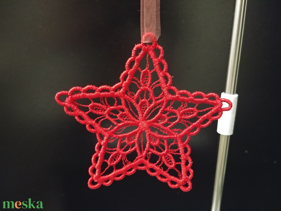 3 db Csillag Karácsonyfadísz, Szabadon Álló Csipke Gépi Hímzéssel, 3 színben - karácsony - karácsonyi lakásdekoráció - karácsonyfadíszek - Meska.hu 3 db Csillag Karácsonyfadísz, Szabadon Álló Csipke Gépi Hímzéssel, 3 színben - karácsony - karácsonyi lakásdekoráció - karácsonyfadíszek - Meska.hu
