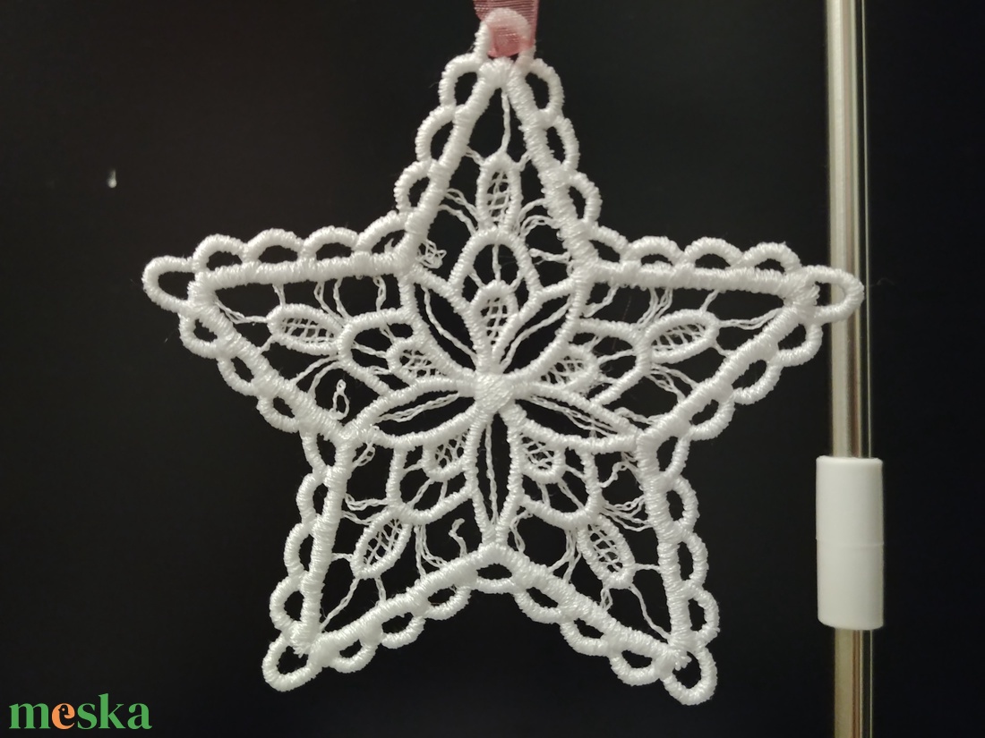 3 db Csillag Karácsonyfadísz, Szabadon Álló Csipke Gépi Hímzéssel, 3 színben - karácsony - karácsonyi lakásdekoráció - karácsonyfadíszek - Meska.hu 3 db Csillag Karácsonyfadísz, Szabadon Álló Csipke Gépi Hímzéssel, 3 színben - karácsony - karácsonyi lakásdekoráció - karácsonyfadíszek - Meska.hu