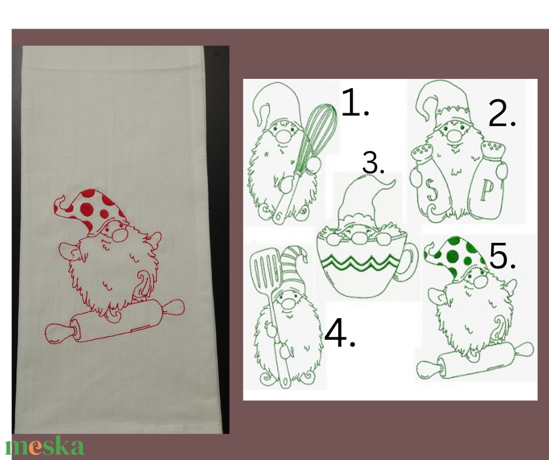 Manó, Törpe, Gnóm Design Nagy Méretű Konyharuha, Törlőkendő Gépi Hímzés - otthon & életmód - konyhafelszerelés, tálalás - konyhai textil - konyharuha & törlőkendő - Meska.hu Manó, Törpe, Gnóm Design Nagy Méretű Konyharuha, Törlőkendő Gépi Hímzés - otthon & életmód - konyhafelszerelés, tálalás - konyhai textil - konyharuha & törlőkendő - Meska.hu