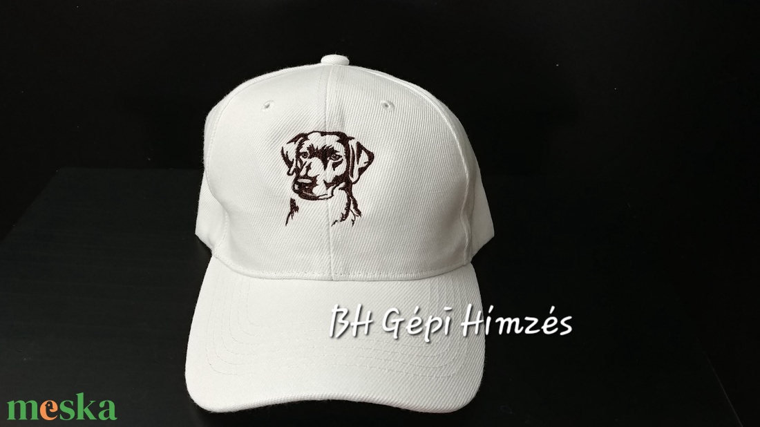 Labrador Design Gépi Hímzésű Férfi, Női Baseball Sapka 6 szín - ruha & divat - sál, sapka, kendő - sapka - Meska.hu