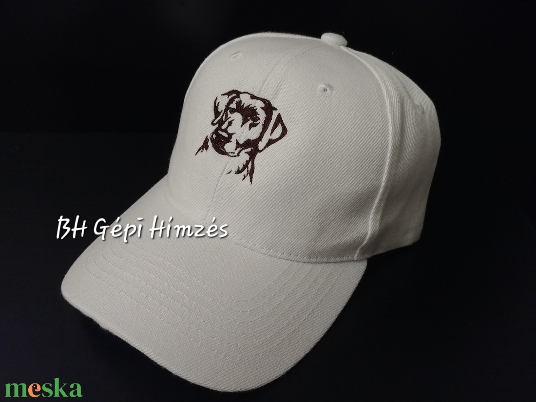 Labrador Design Gépi Hímzésű Férfi, Női Baseball Sapka 6 szín - ruha & divat - sál, sapka, kendő - sapka - Meska.hu