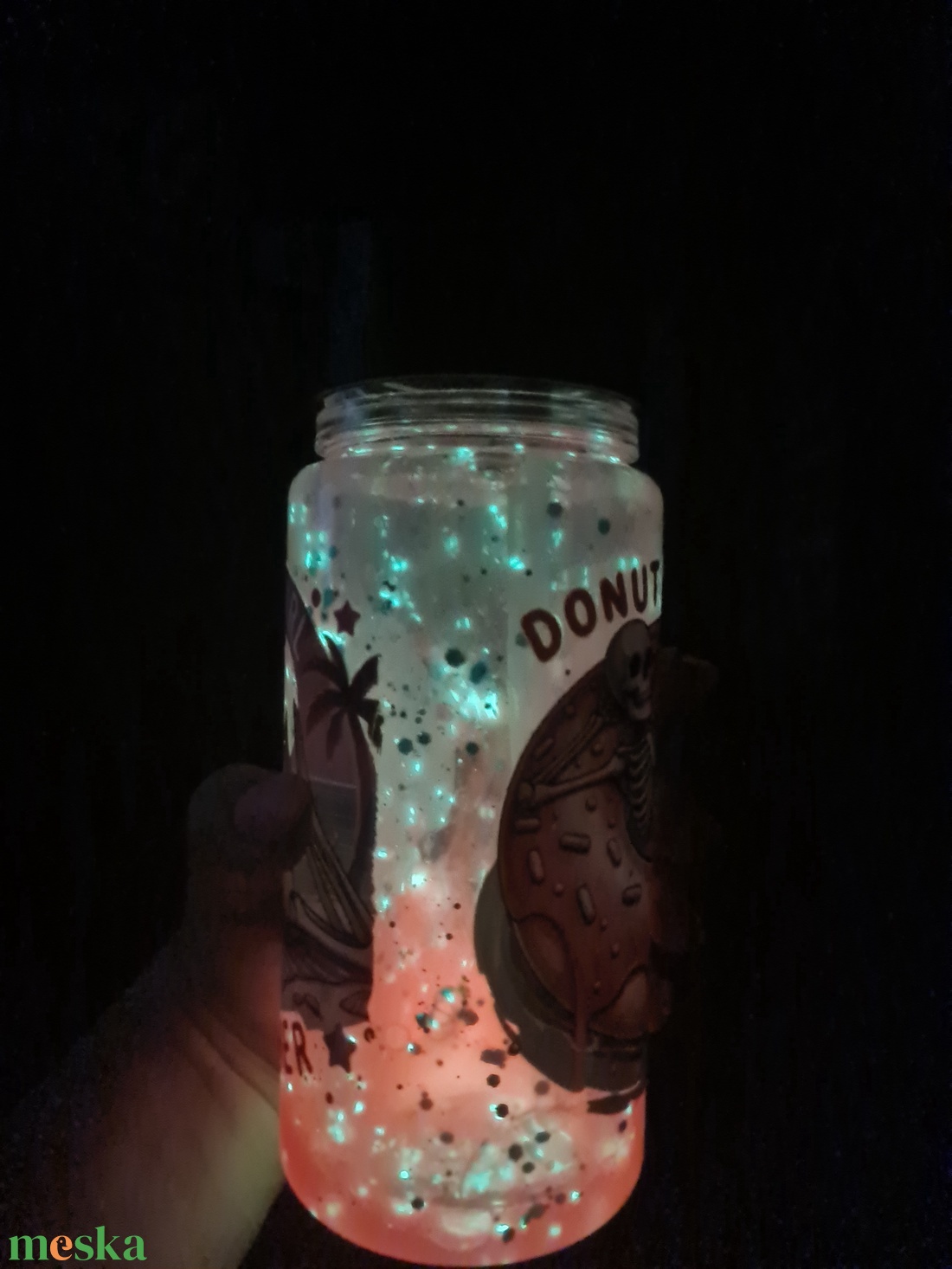 Snowglobe pohár 16 oz/ kulacs 10oz - otthon & életmód - konyhafelszerelés, tálalás - tálalás - pohár - Meska.hu