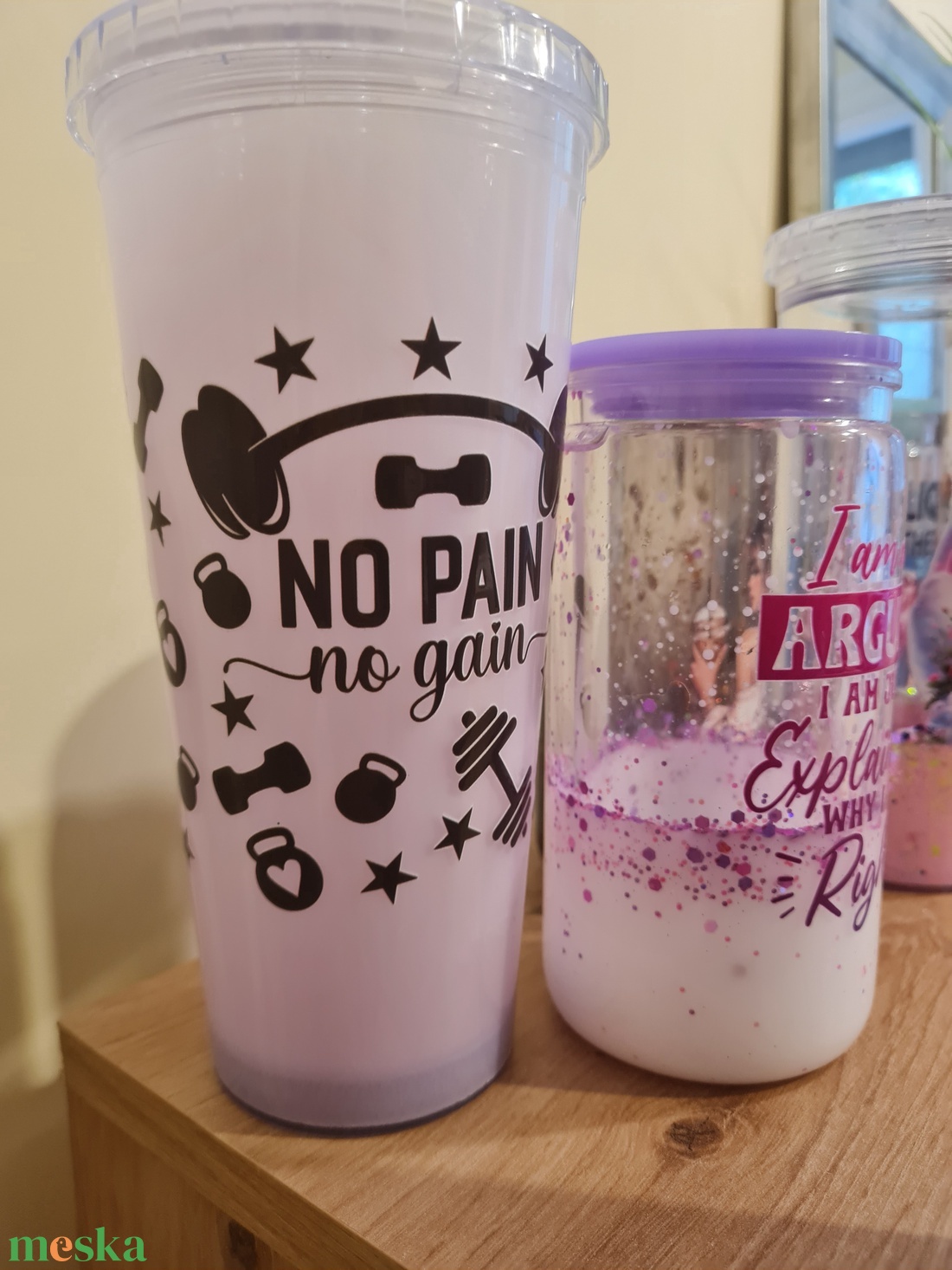 Snowglobe pohár 18 oz - diy (csináld magad) - szabásminta, útmutató - kötésminták - Meska.hu