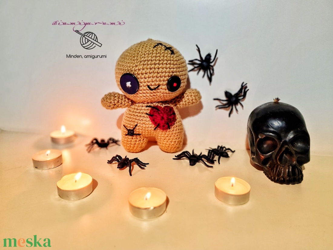 Horgolt voodoo baba - otthon & életmód - dekoráció - halloween - halloweeni figurák - Meska.hu Horgolt voodoo baba - otthon & életmód - dekoráció - halloween - halloweeni figurák - Meska.hu