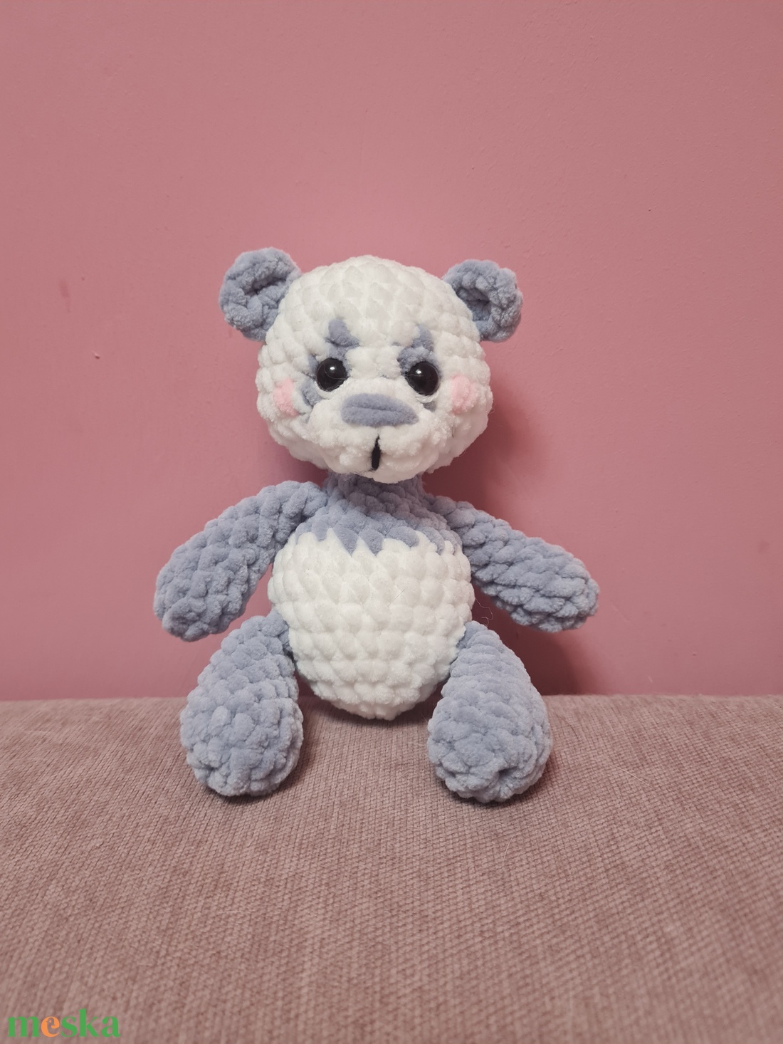 Szürke panda - játék & sport - plüssállat & játékfigura - más figura - Meska.hu Szürke panda - játék & sport - plüssállat & játékfigura - más figura - Meska.hu