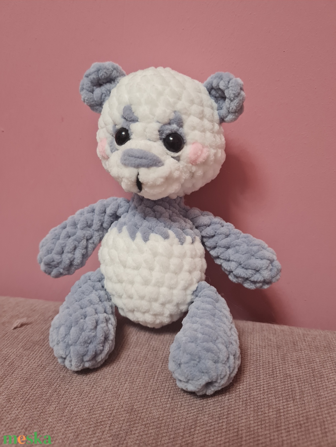 Szürke panda - játék & sport - plüssállat & játékfigura - más figura - Meska.hu Szürke panda - játék & sport - plüssállat & játékfigura - más figura - Meska.hu