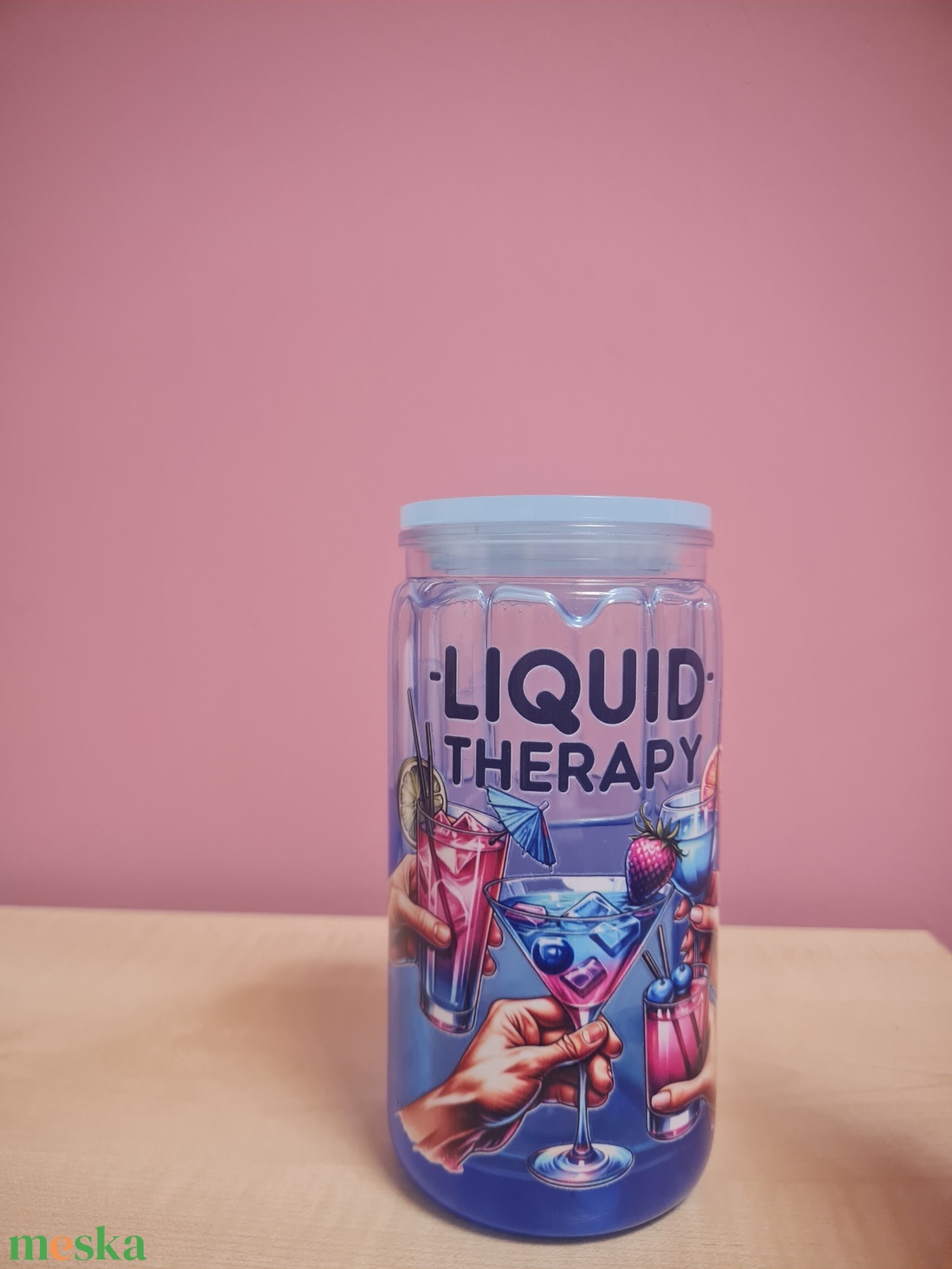 Snowglobe pohár 16 oz - otthon & életmód - konyhafelszerelés, tálalás - tálalás - pálinkás poharak, szettek - Meska.hu