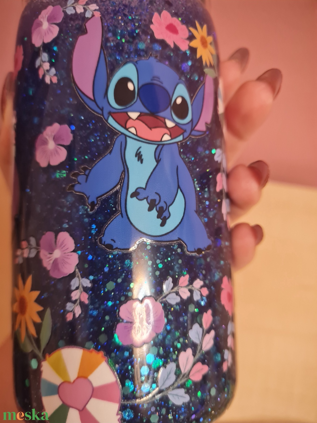 Snowglobe pohár 16 oz - otthon & életmód - konyhafelszerelés, tálalás - tálalás - pohár - Meska.hu