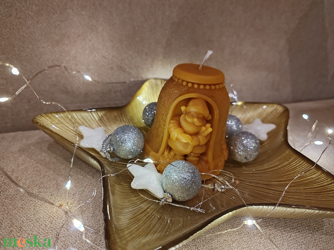 Méhviasz gyertyák - karácsony - karácsonyi lakásdekoráció - karácsonyi illatgyertya, mécses - Meska.hu