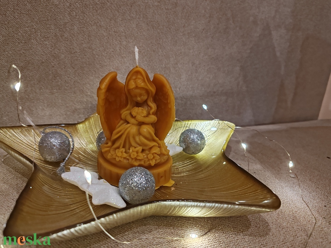 Méhviasz gyertyák - karácsony - karácsonyi lakásdekoráció - karácsonyi illatgyertya, mécses - Meska.hu