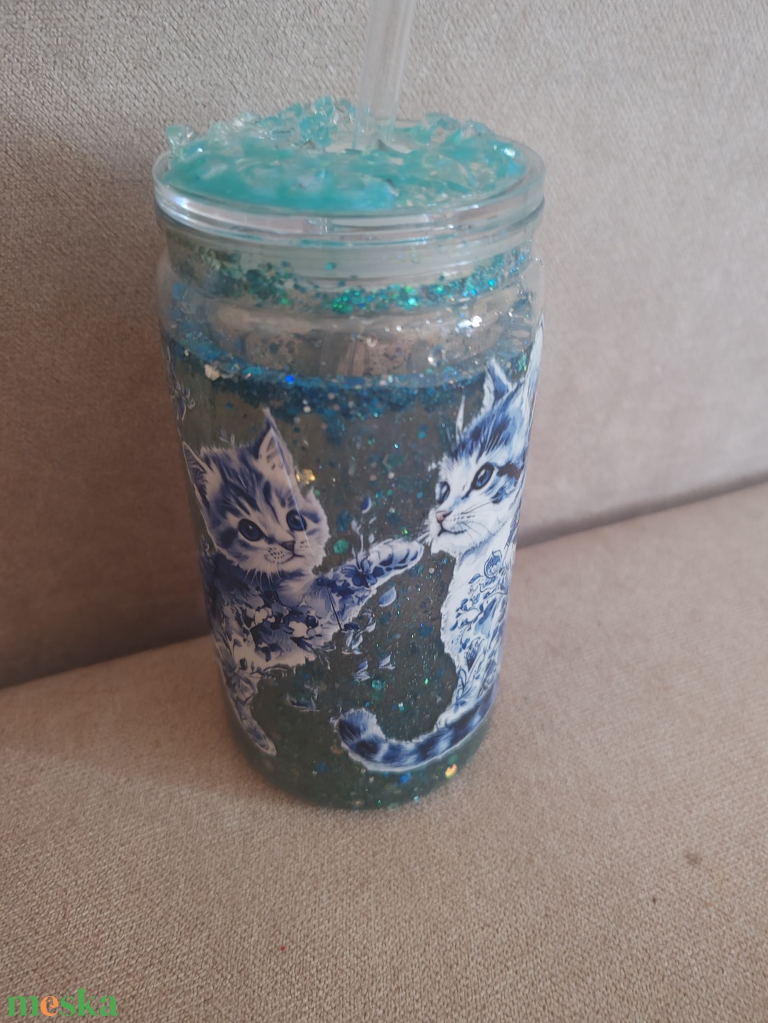 Hógömb pohár  - otthon & életmód - konyhafelszerelés, tálalás - tálalás - pohár - Meska.hu