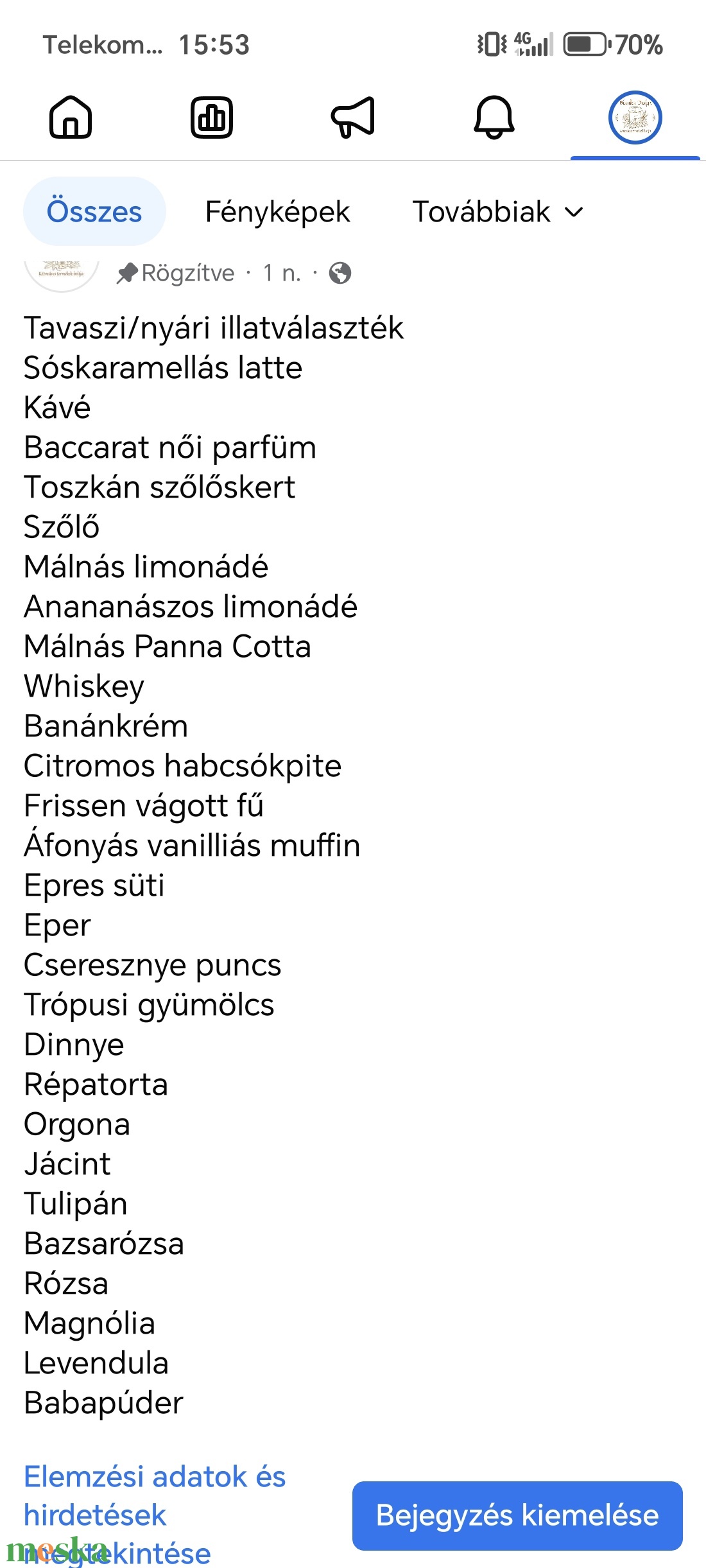 Poharas illatgyertya  - otthon & életmód - gyertya, illat, aroma - gyertya - Meska.hu