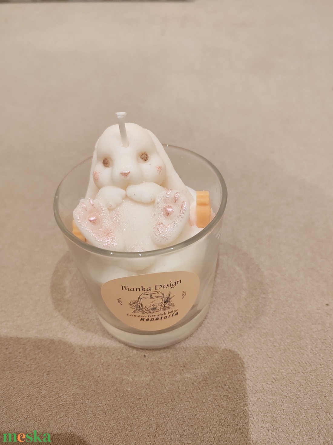 Poharas illatgyertya  - otthon & életmód - gyertya, illat, aroma - gyertya - Meska.hu