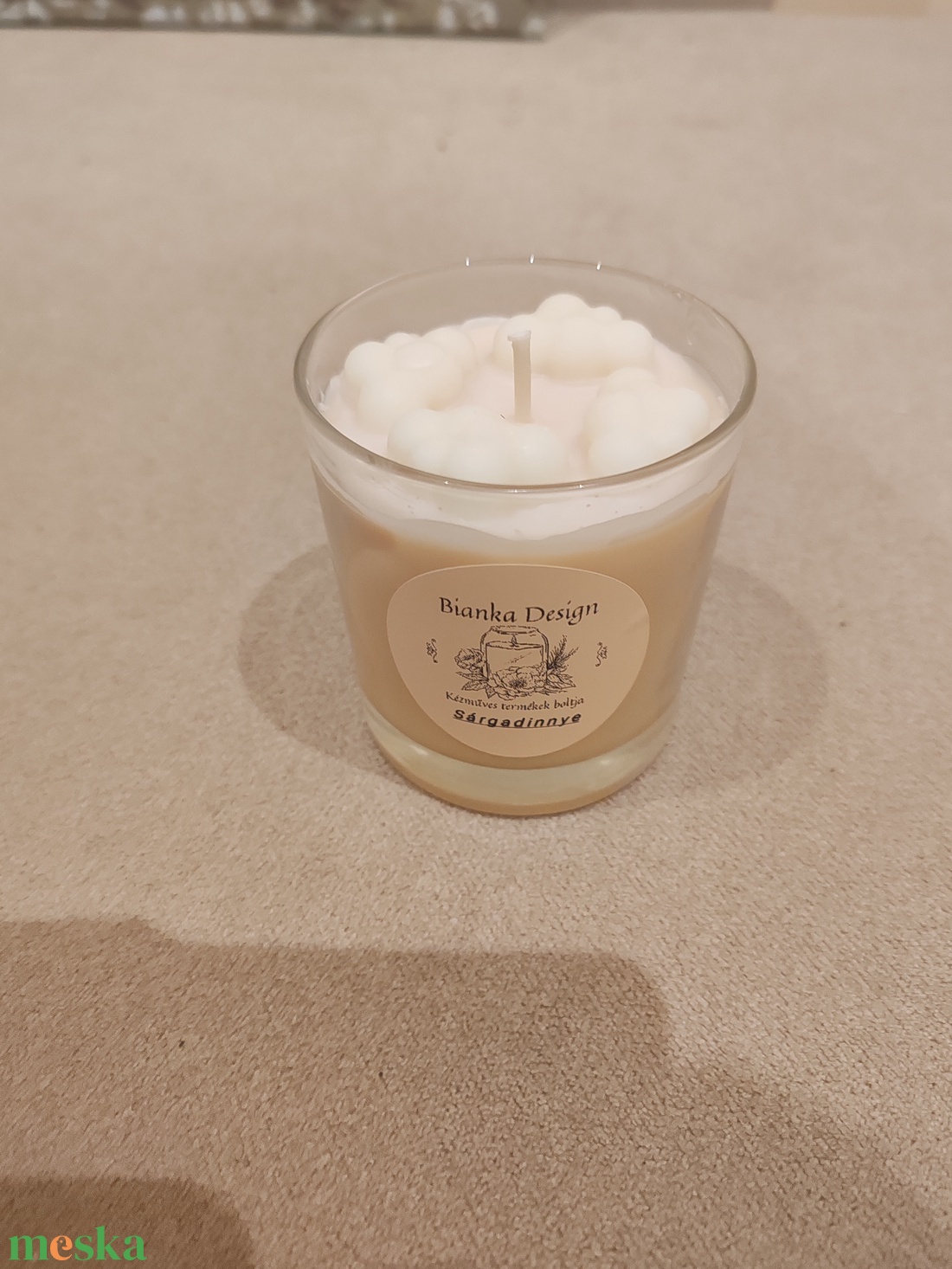 Poharas illatgyertya  - otthon & életmód - gyertya, illat, aroma - gyertya - Meska.hu