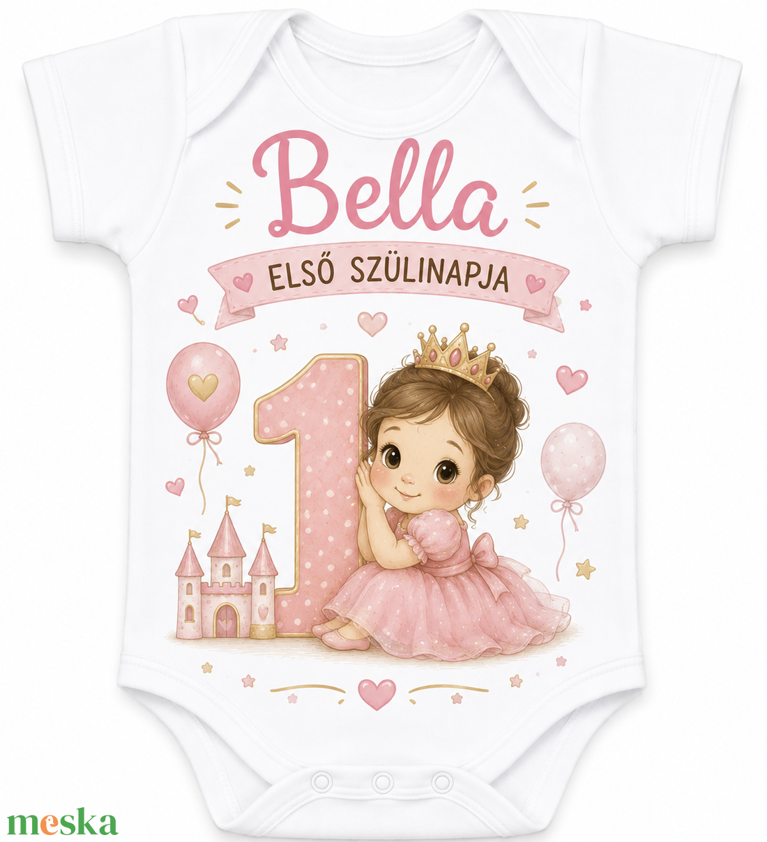 Szülinapi body - baba - mama - babaruházat - baba body - Meska.hu
