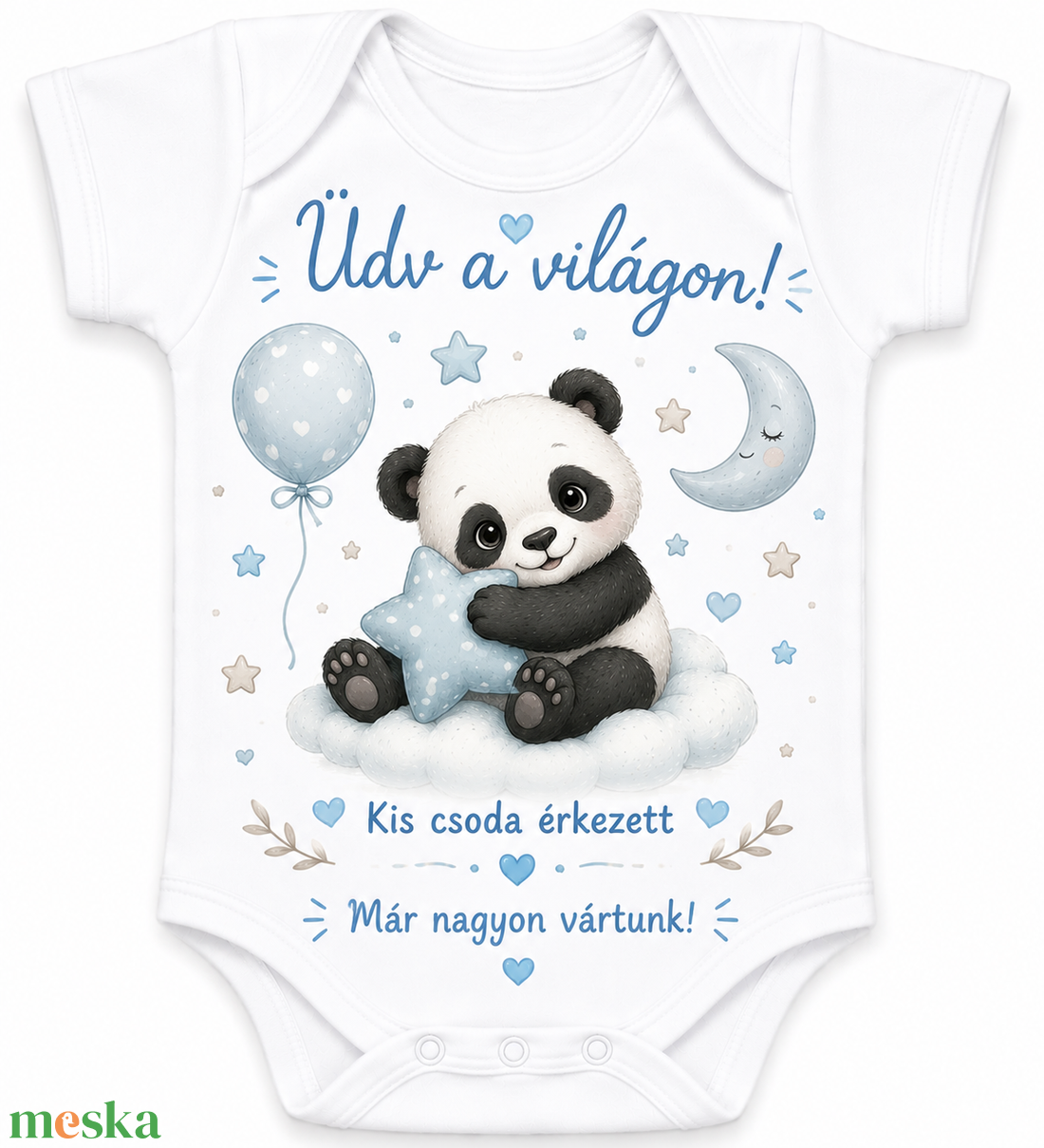 Üdv a világon! Újszülött body - baba - mama - babaruházat - baba body - Meska.hu