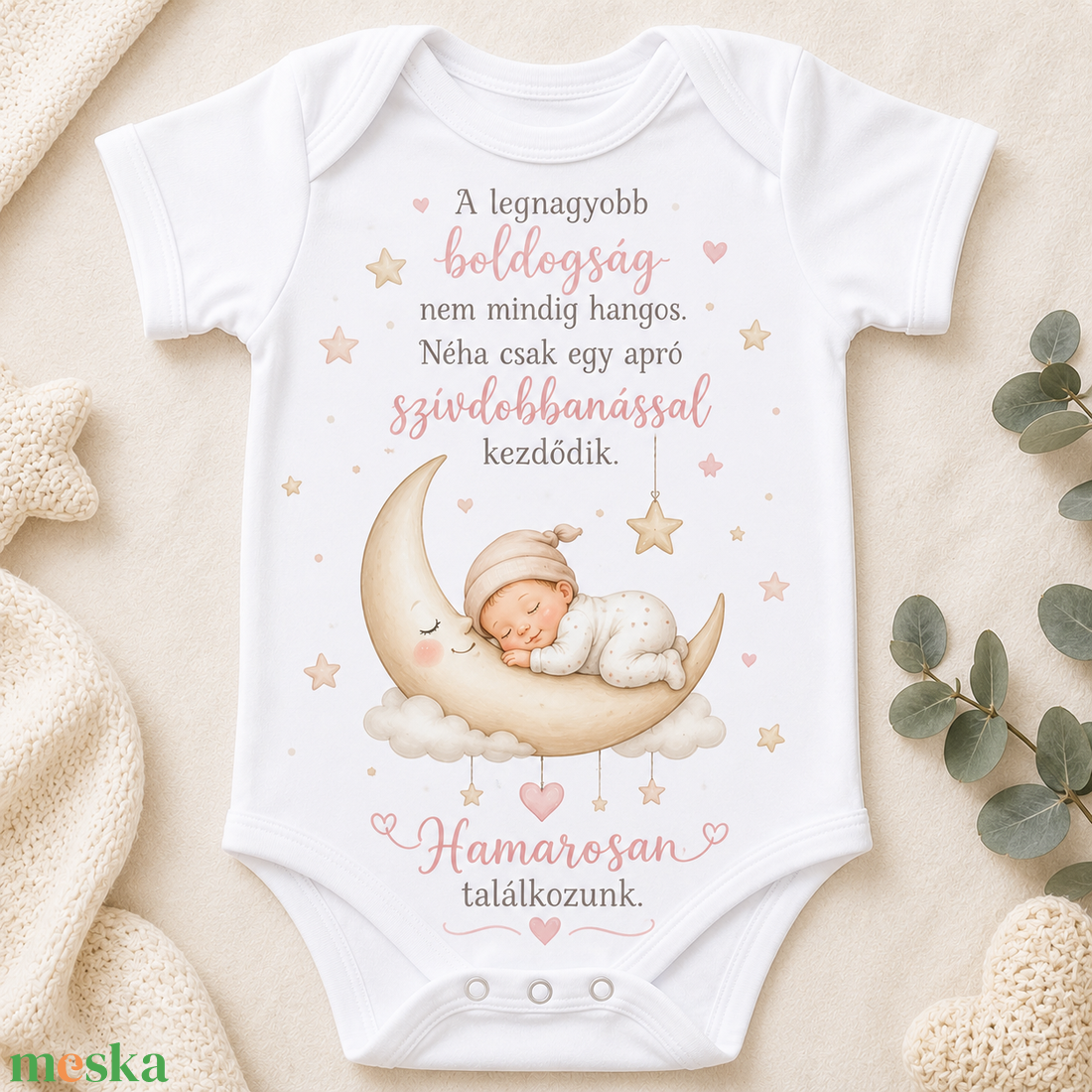 Baba bejelentő body-k. - baba - mama - babaruházat - baba body - Meska.hu