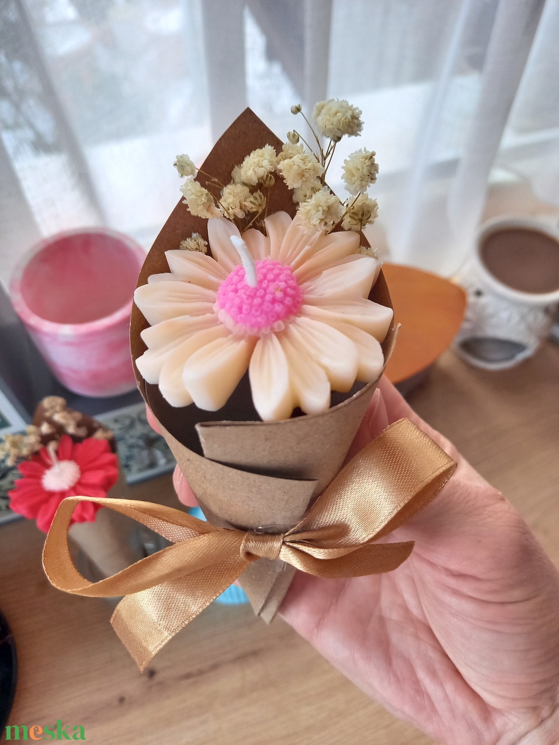 1 szál sz�javiaszgyertya papírcsomagolásban - otthon & életmód - gyertya, illat, aroma - gyertya - Meska.hu