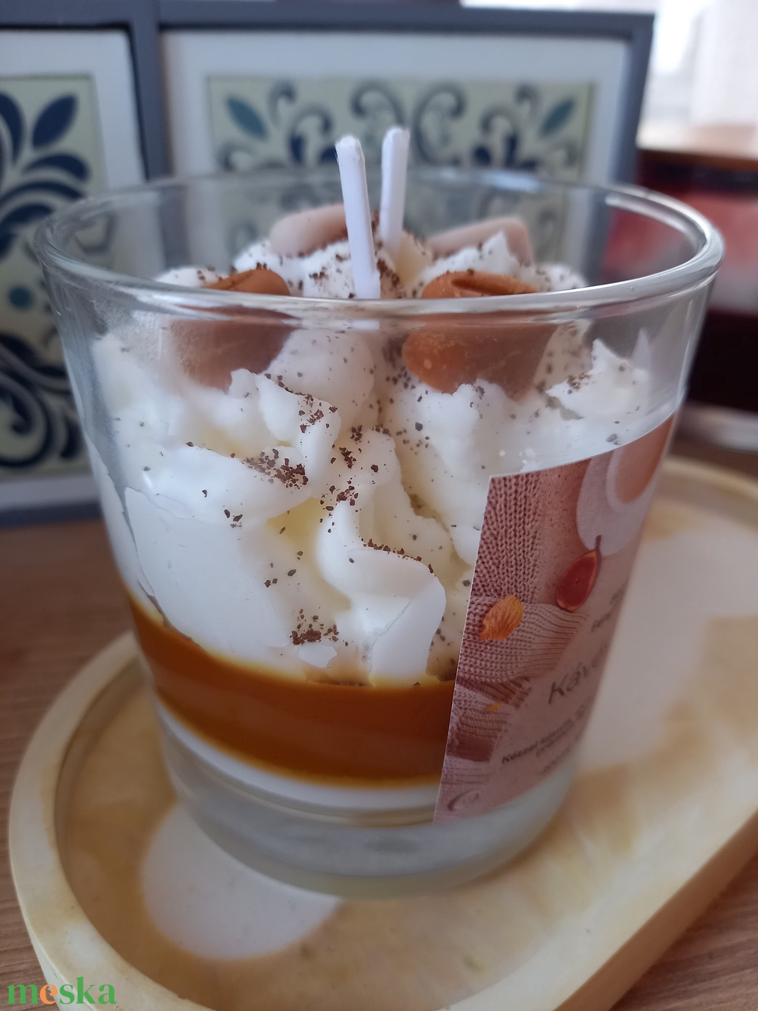 Kávés csoda szójaviaszgyertya - otthon & életmód - gyertya, illat, aroma - gyertya - Meska.hu