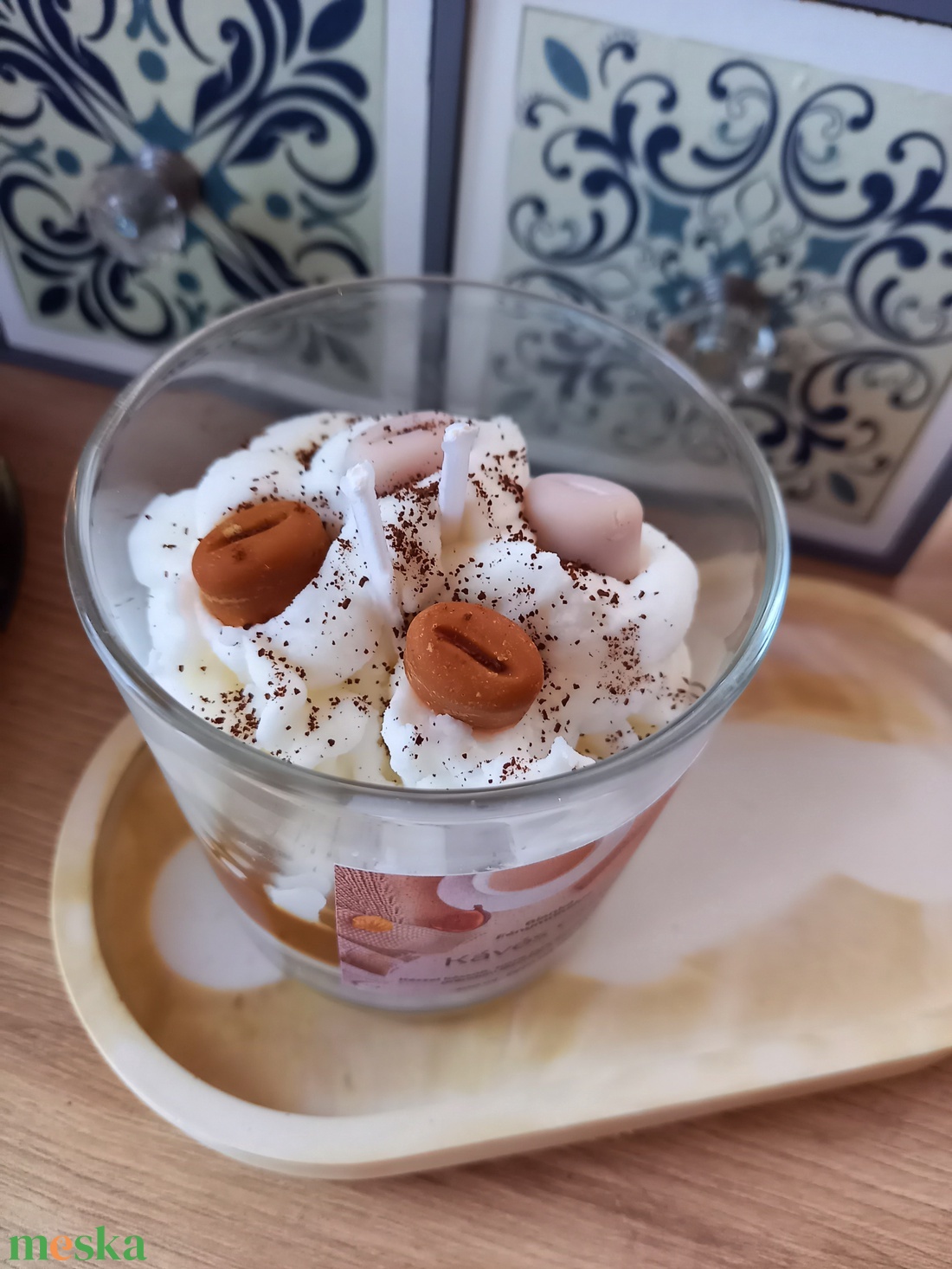 Kávés csoda szójaviaszgyertya - otthon & életmód - gyertya, illat, aroma - gyertya - Meska.hu