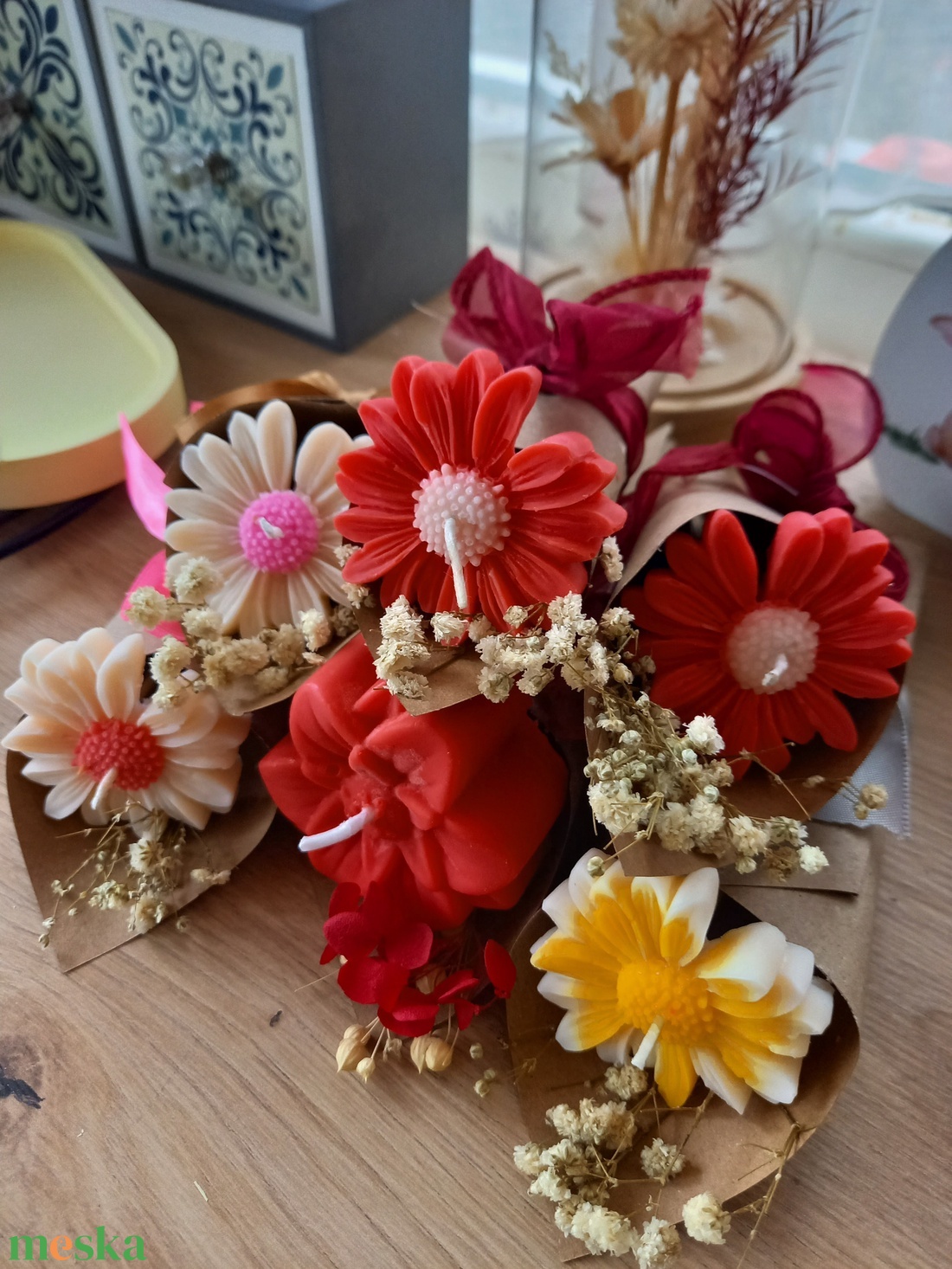 1 szál sz�javiaszgyertya papírcsomagolásban - otthon & életmód - gyertya, illat, aroma - gyertya - Meska.hu