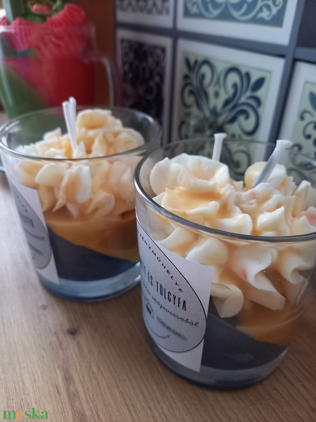 Bergamott és tölgyfa szójaviaszgyertya - otthon & életmód - gyertya, illat, aroma - gyertya - Meska.hu