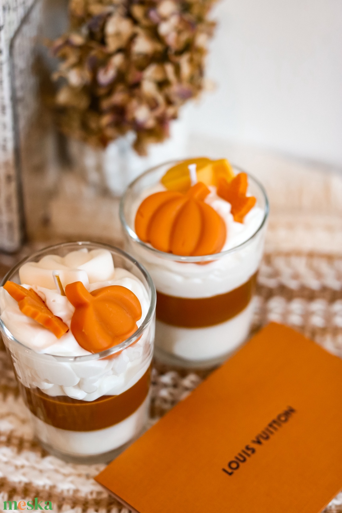 Pumpkin spice latte illatú szójaviaszgyertya - otthon & életmód - gyertya, illat, aroma - gyertya - Meska.hu