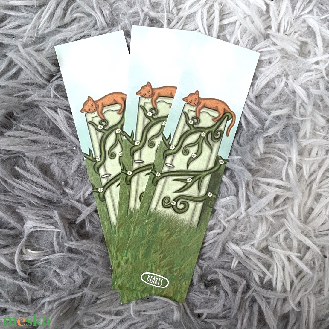 Az ajtó őrzője kicsi könyvjelző  - könyv & zene - könyvjelző - Meska.hu