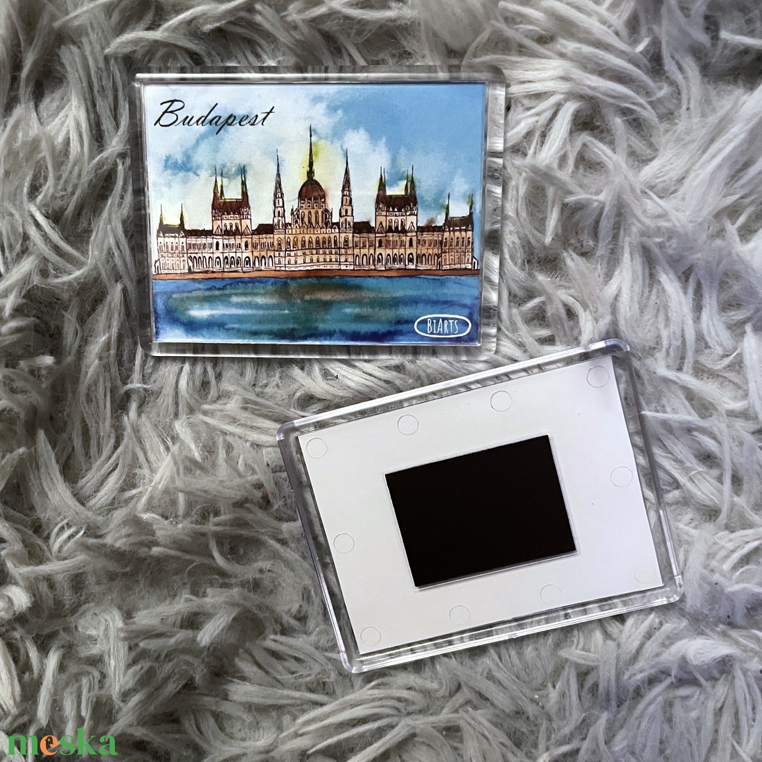 Budapest Parlament mágnes - otthon & életmód - konyhafelszerelés, tálalás - konyhai dekoráció - hűtőmágnes - Meska.hu