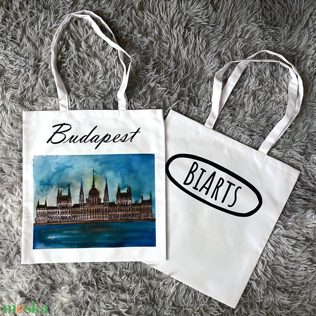 Budapest Parlament textilszatyor - táska & tok - bevásárlás & shopper táska - shopper, textiltáska, szatyor - Meska.hu