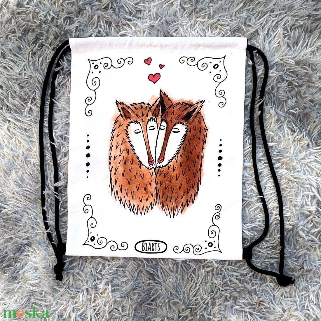 Alpakás tornazsák - táska & tok - bevásárlás & shopper táska - shopper, textiltáska, szatyor - Meska.hu