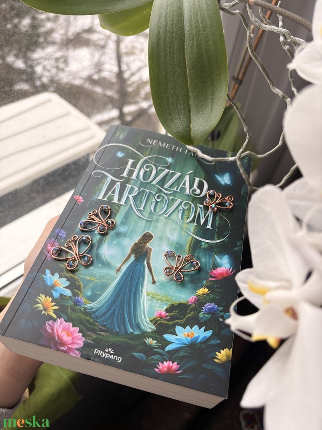 Pillangós medál - ékszer - nyaklánc - medálos nyaklánc - Meska.hu