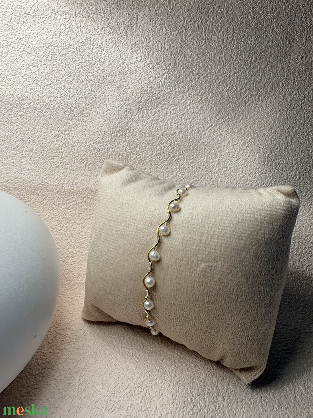 Pearl Garden Bracelet -Tenyésztett gyöngy karkötő - ékszer - karkötő - gyöngyös karkötő - Meska.hu
