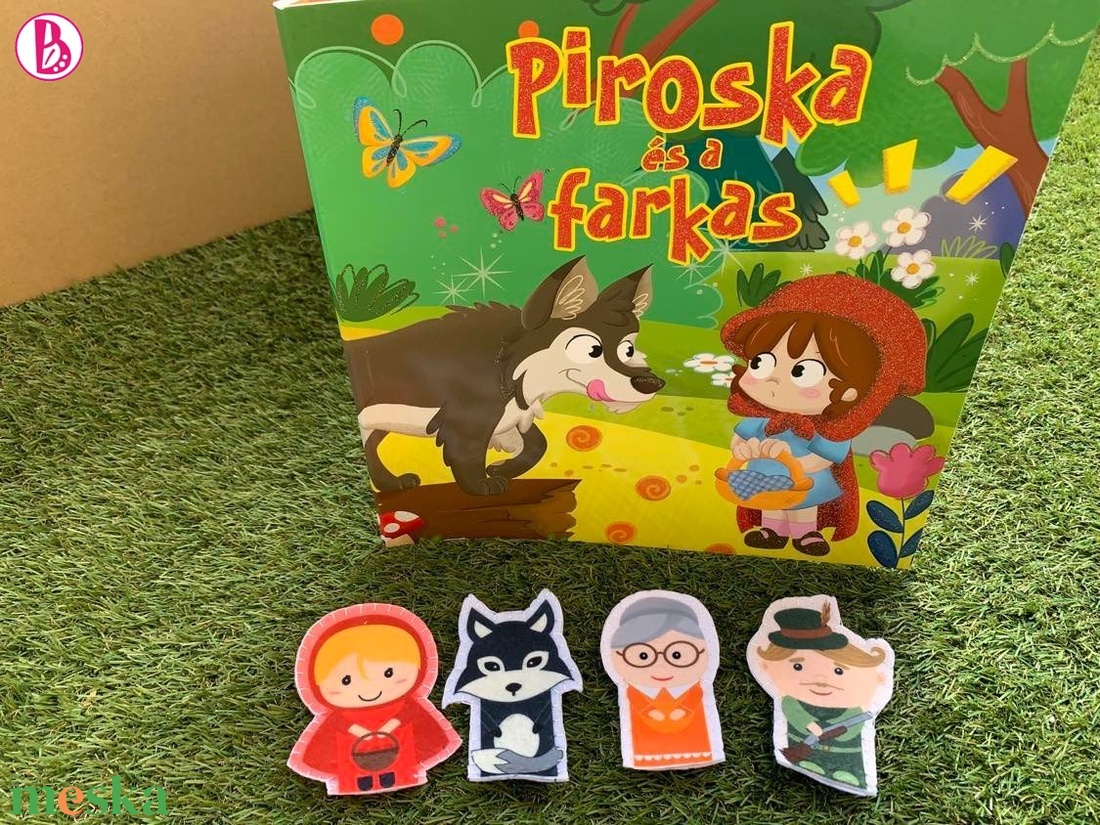 ujjbábok - Piroska és a farkas - játék & sport - bábok - ujjbáb - Meska.hu ujjbábok - Piroska és a farkas - játék & sport - bábok - ujjbáb - Meska.hu